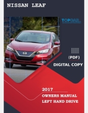 NISSAN LEAF 2017 OWNERS MANUAL
